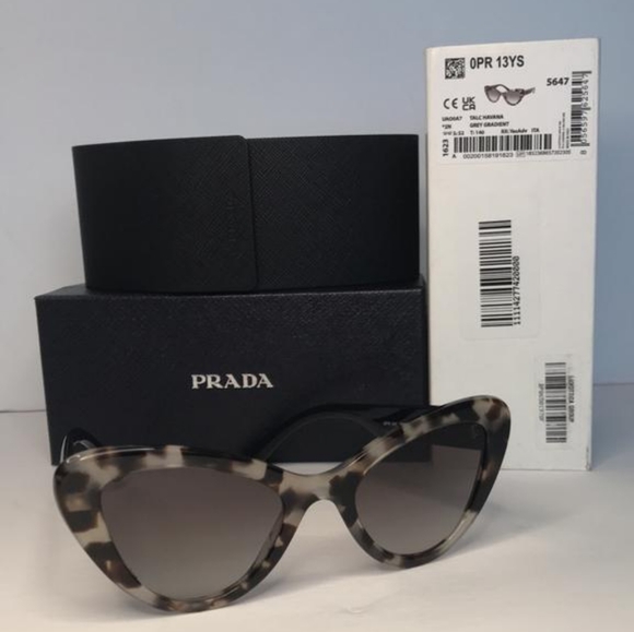 💯 - Authentic  New Prada PR 13YS UAO0A7 52 Ladies Sunglasses - Picture 3 of 13